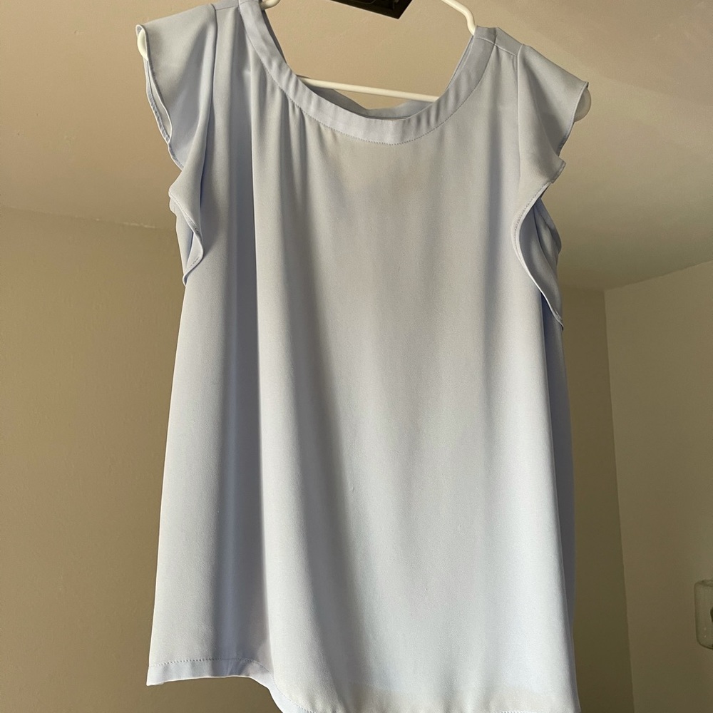 Light blue flowy top - Express